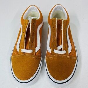 Vans Old Skool Sneakers Desert Sun/True‎ White Shoes Men's Size 3.5 Women's 5